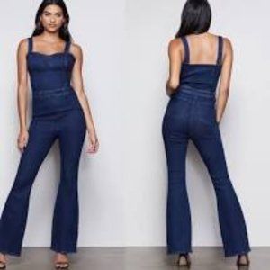 Good American Cupped Flare Playsuit